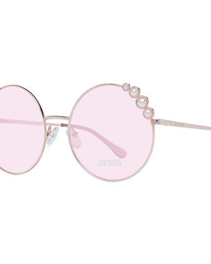 Guess Rose Gold Metal Sunglasses