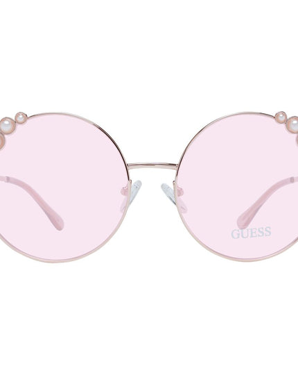 Guess Rose Gold Metal Sunglasses