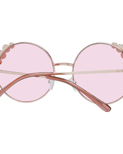 Guess Rose Gold Metal Sunglasses