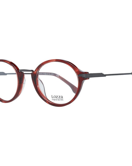 Lozza Burgundy Metal & Plastic Glasses (Frames)