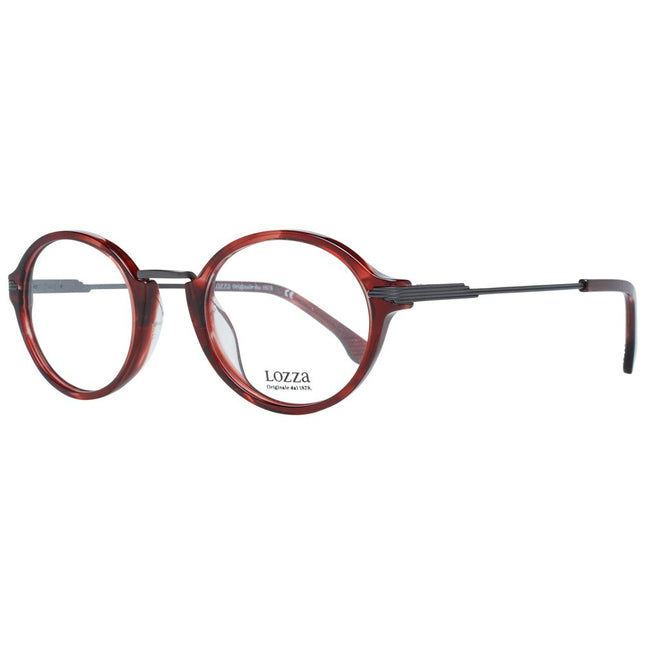 Lozza Burgundy Metal & Plastic Glasses (Frames)