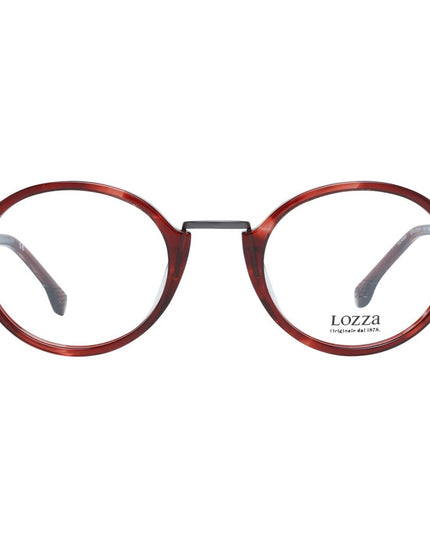 Lozza Burgundy Metal & Plastic Glasses (Frames)