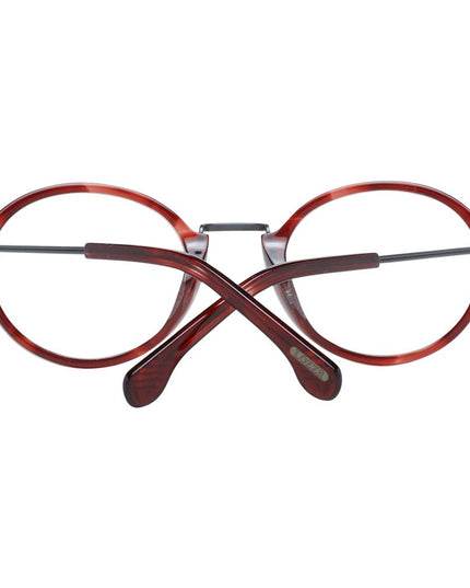 Lozza Burgundy Metal & Plastic Glasses (Frames)