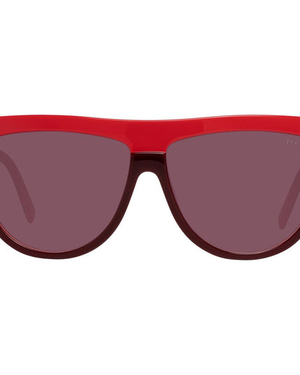 Emilio Pucci Burgundy Plastic Sunglasses