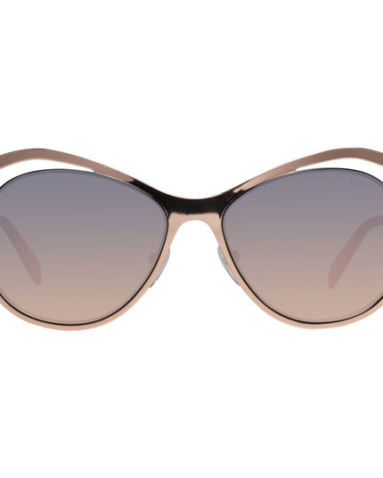 Emilio Pucci Rose Gold Metal Sunglasses