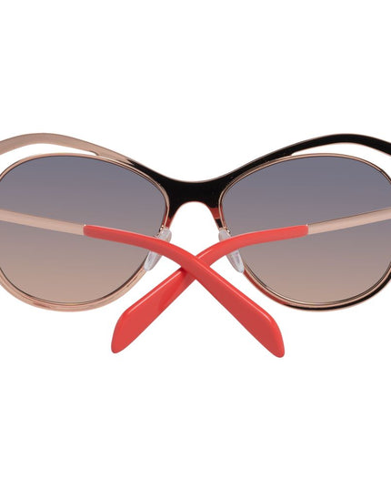 Emilio Pucci Rose Gold Metal Sunglasses