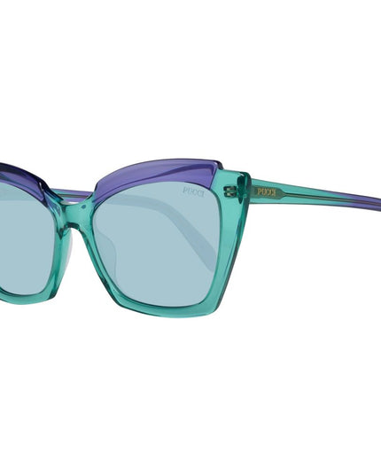 Emilio Pucci Green Plastic Sunglasses