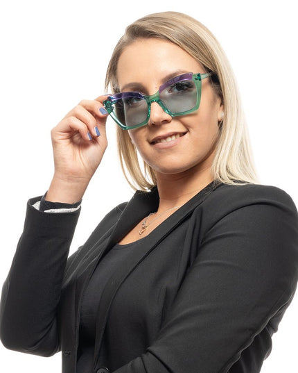 Emilio Pucci Green Plastic Sunglasses