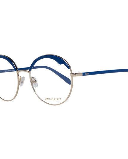Emilio Pucci Blue Metal & Plastic Glasses (Frames)