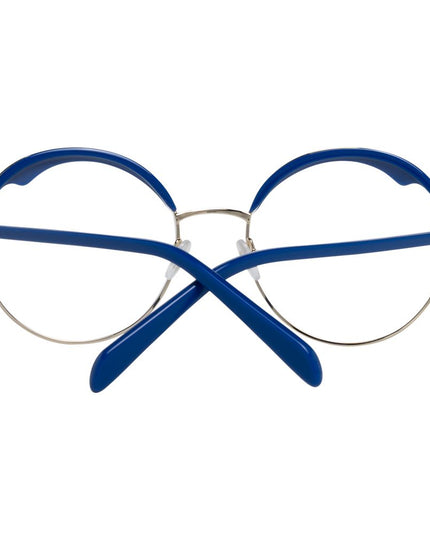 Emilio Pucci Blue Metal & Plastic Glasses (Frames)