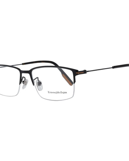 Ermenegildo Zegna Black Metal Glasses (Frames)