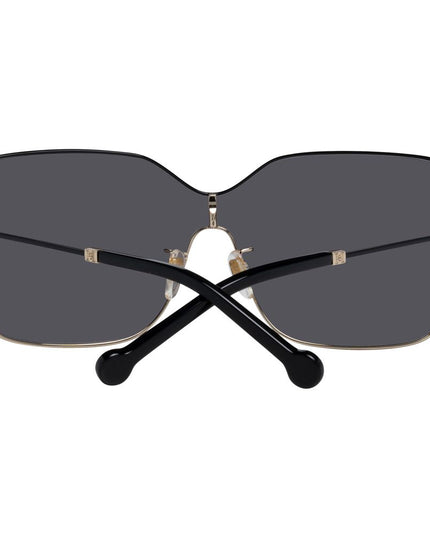 Carolina Herrera Black Metal Sunglasses