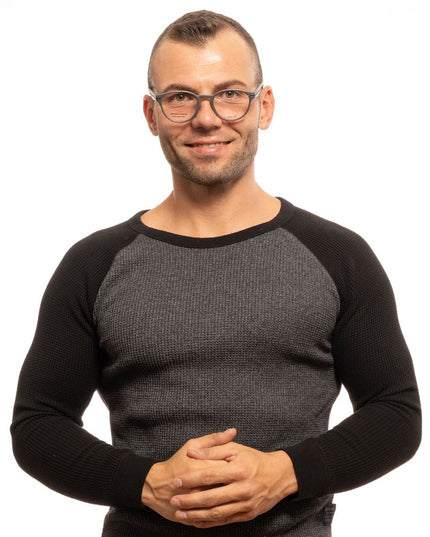 Police Gray Plastic Glasses (Frames)