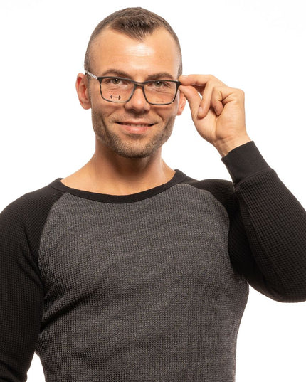 Police Gray Plastic Glasses (Frames)