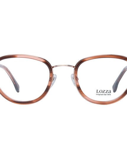 Lozza Brown Metal & Plastic Glasses (Frames)