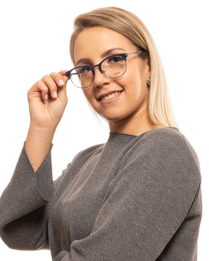 Lozza Blue Metal & Plastic Glasses (Frames)