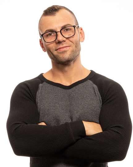 Lozza Black Plastic Glasses (Frames)