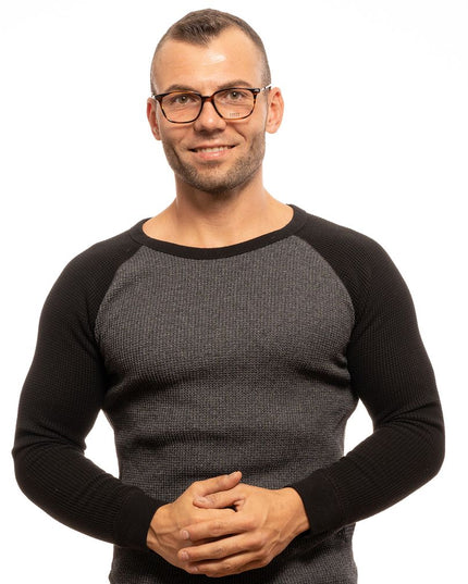 Lozza Brown Plastic Glasses (Frames)