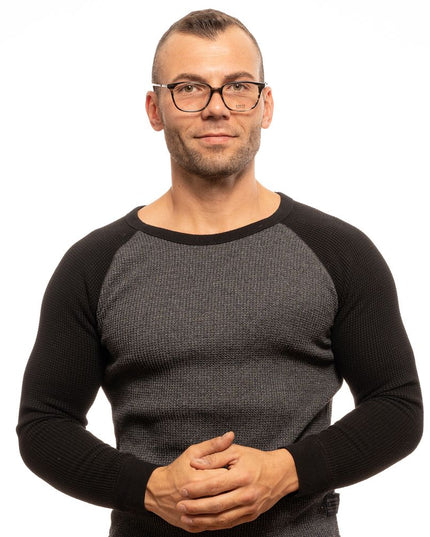 Lozza Brown Plastic Glasses (Frames)