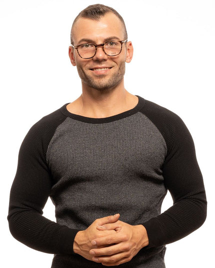 Lozza Brown Plastic Glasses (Frames)