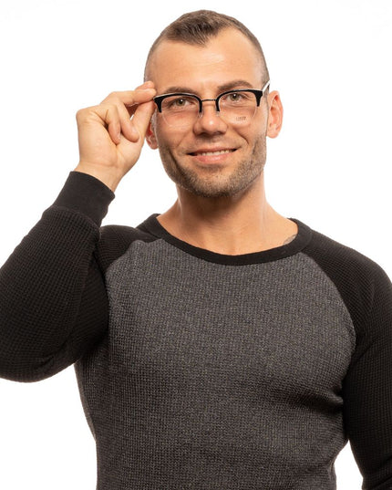 Lozza Black Metal & Plastic Glasses (Frames)