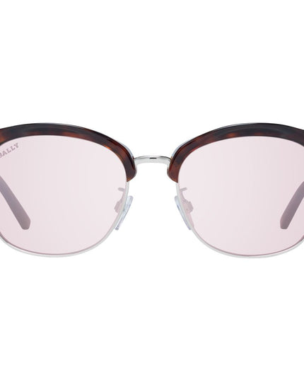 Bally Brown Metal & Plastic Sunglasses