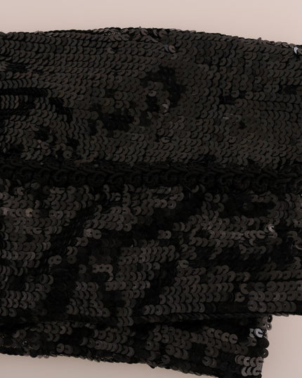 Dolce & Gabbana Black Sequined Fashion Shorts