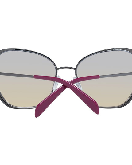 Emilio Pucci Gray Metal Sunglasses