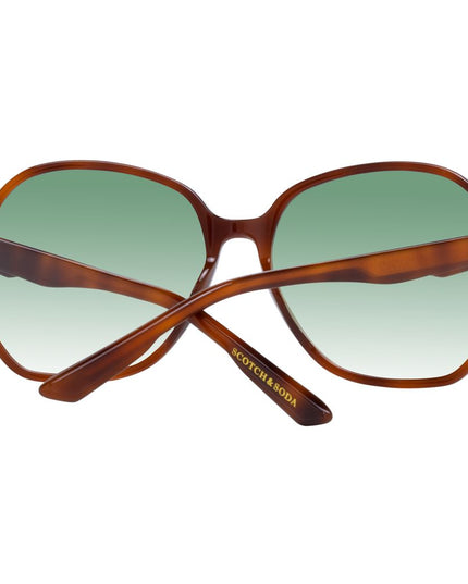 Scotch & Soda Brown Acetate Sunglasses