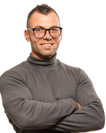 BMW Motorsport Black Plastic Glasses (Frames)