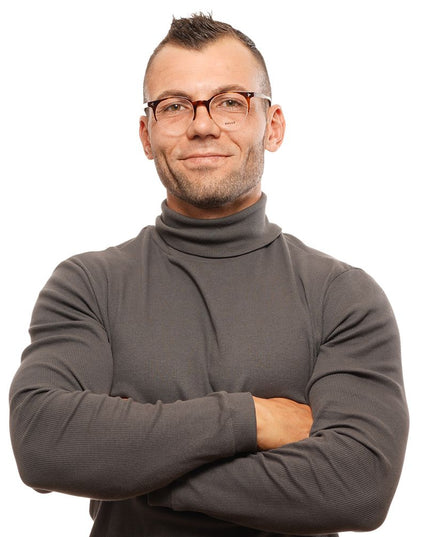 Bally Brown Plastic Glasses (Frames)