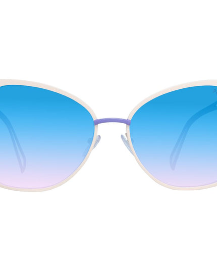 Emilio Pucci Cream Metal Sunglasses