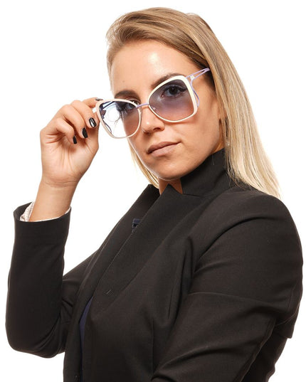 Emilio Pucci Cream Metal Sunglasses