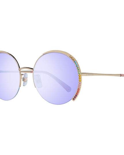 Swarovski Gold Metal Sunglasses
