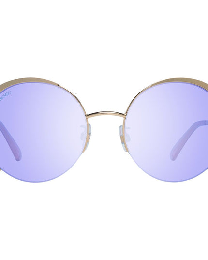 Swarovski Gold Metal Sunglasses