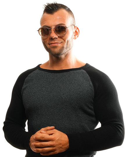 Omega Pink Metal Sunglasses