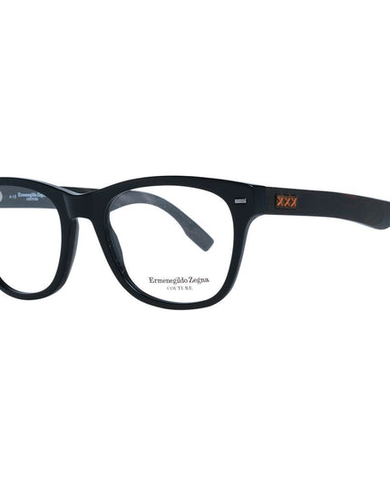 Ermenegildo Zegna Black Plastic Glasses (Frames)