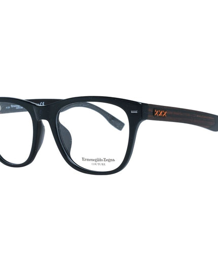 Ermenegildo Zegna Black Plastic Glasses (Frames)