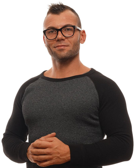 Ermenegildo Zegna Black Plastic Glasses (Frames)