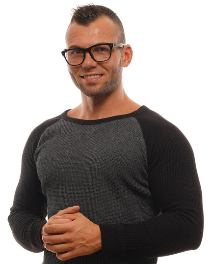 Ermenegildo Zegna Black Plastic Glasses (Frames)