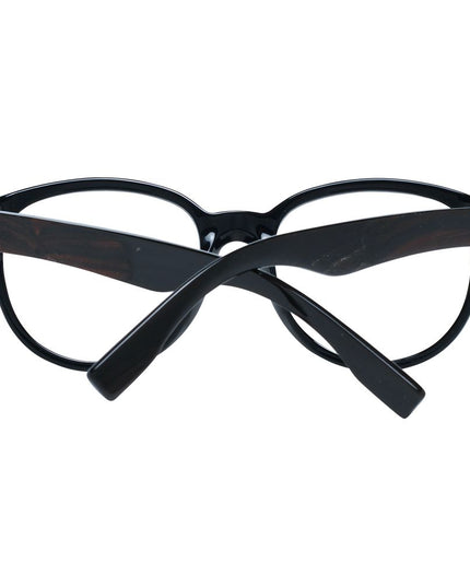 Ermenegildo Zegna Black Plastic Glasses (Frames)