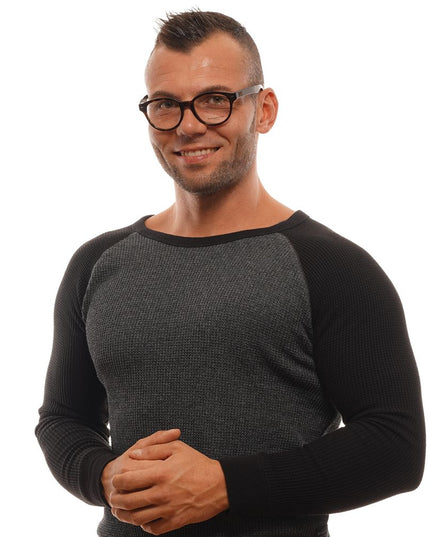 Ermenegildo Zegna Brown Plastic Glasses (Frames)