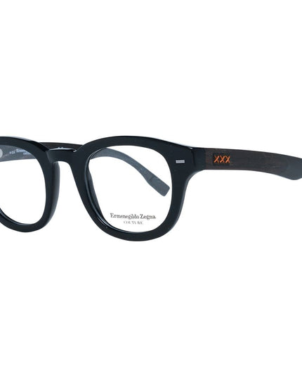 Ermenegildo Zegna Black Plastic Glasses (Frames)