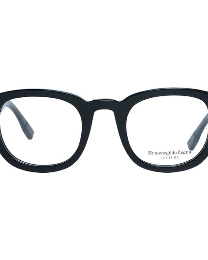 Ermenegildo Zegna Black Plastic Glasses (Frames)