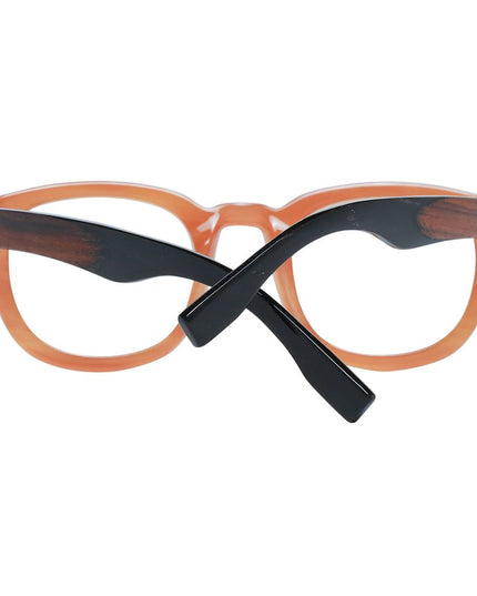 Ermenegildo Zegna Brown Plastic Glasses (Frames)