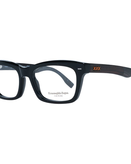 Ermenegildo Zegna Black Plastic Glasses (Frames)