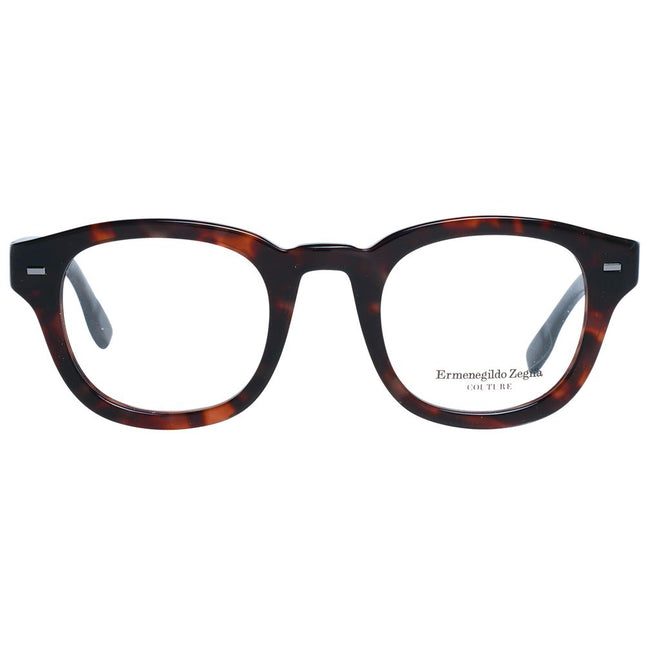 Ermenegildo Zegna Brown Plastic Glasses (Frames)