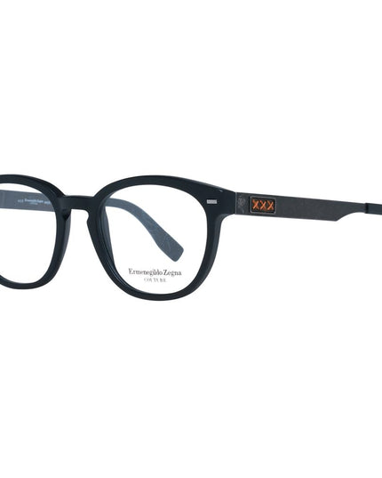 Ermenegildo Zegna Black Plastic Glasses (Frames)
