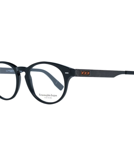 Ermenegildo Zegna Black Plastic Glasses (Frames)