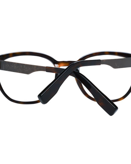 Ermenegildo Zegna Brown Plastic Glasses (Frames)